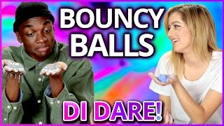 DIY Glow in the Dark Bouncy Ball  DiDare w Rickey Thompson amp Lycia Faith [upl. by Neraj]