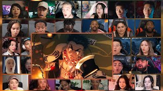 Full Episode Demon Slayer Season 4 Episode 8 Reaction Mashup  鬼滅の刃 [upl. by Anibas853]