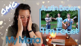 REACTING TO Austin Brown amp Tim Foust  My Maria in the Backyard  WOW OMG 😱 [upl. by Colton967]