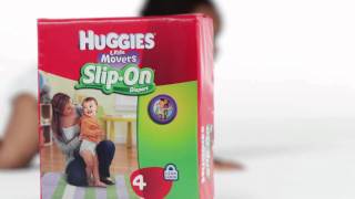 Huggies SlipOn Diapers  The Pogo Stick [upl. by Annwahsal]