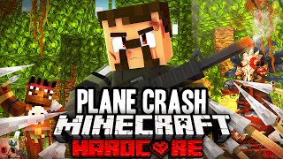 100 Players Simulate PLANE CRASH in Minecraft [upl. by Percival]