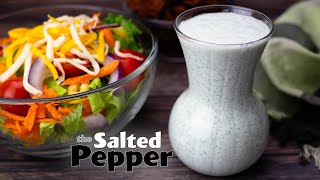 5Minute Homemade Ranch Dressing [upl. by Ynnaffit]