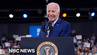 WATCH Biden holds campaign rally in Wisconsin  NBC News [upl. by Eedolem279]