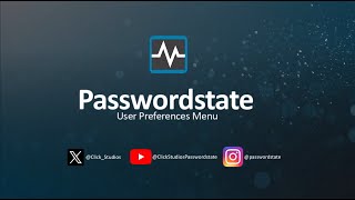 Set User Preference Screen passwordstateshort [upl. by Haimorej]