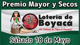 PREMIO MAYOR LOTERIA DE BOYACA del SÁBADO 02 de diciembre 2023 loteria loteríadeboyacá [upl. by Eden]