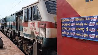 Samalkot Junction to Kakinada Town NonStop Train Journey [upl. by Pentha]