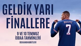 9 ve 10 Temmuz İDDAA TAHMİNLERİ iddaatahminleri iddaa [upl. by Dahij]