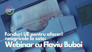 Fonduri UE de max 70k EUR sau 200k EUR pentru afaceri neagricole la sate Proiect cu șanse de câștig [upl. by Surad648]