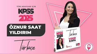 2025 KPSS TÜRKÇE Ders Tanıtım Videosu  Öznur Saat Yıldırım [upl. by Emmie]