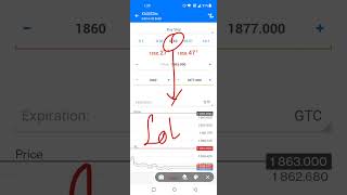 How to place buy stop order in mt5 shorts ytshorts forex trading [upl. by Avrenim]