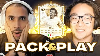 CENTURION ICON PIRLO PACK amp PLAY EAFC 24 ULTIMATE TEAM [upl. by Thema975]