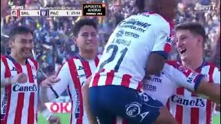 Gol de Germán Berterame  San Luis 11 Pachuca  Liga BBVA MX  Grita México C22  Cuartos de Final [upl. by Atener273]