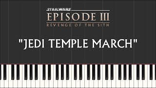 Star Wars 3  Jedi Temple March Synthesia Piano [upl. by Gerson]