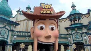 Toy Story Mania in Japanese Complete Ride POV Tokyo DisneySea Japan [upl. by Carmita373]