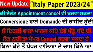 2 October 2024“Breaking news”⛔️Italy Paper VFS Global italyvisaitalyworkvisaitalypaper nullaosta [upl. by Humo]