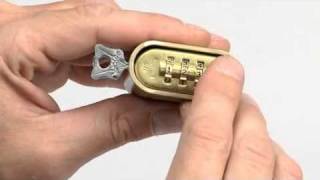 Operating the Master Lock high security combination locks [upl. by Uela]