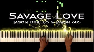 Savage Love  Jason Derulo amp Jawsh 685  Piano Cover  TikTok Dance Song  Laxed  Siren Beat [upl. by Ahsinam663]