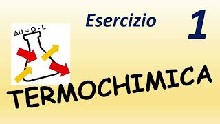 VARIAZIONE DI ENTALPIA di reazione  esercizio termochimica 1 [upl. by Olympias]