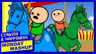 Horrible Horse Crimes  Cyanide amp Happiness Monday Mashup [upl. by Hillegass81]