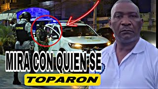 POLICÍA QUE ESTABAN EN MACUTEO PARAN CORONEL Y SE LLEVAN TREMENDA SORPRESA ¿QUE OPINA [upl. by Darrow897]