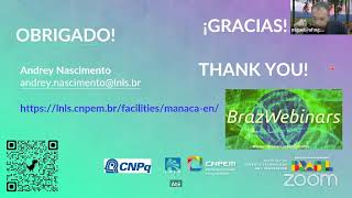 BrazWebinars Dr Andrey F Ziem Nascimento MANACÁ beamline Sirius [upl. by Odoric]