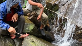 traditional fishing nepalनेपाली माछा मार्ने तरिकाadventure fishing vlognepali local fishing style [upl. by Alikat]