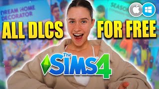 Sims 4 DLC Packs for FREE  How to get ALL Sims 4 Expansion Packs for FREE in 2024 EASY amp LEGIT [upl. by Ellimak936]