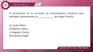 Guía IPN 2023  Historia Pregunta No 1  Conocimientos Generales [upl. by Acenahs]