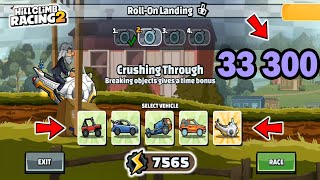 Hill Climb Racing 2  HOW TO 33300 POINTS in New Team Event ROLLON LANDING LOW  MID GP‼️ [upl. by Licht]