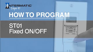 How to Program the ST01 Fixed ONOFF Event [upl. by Senzer238]