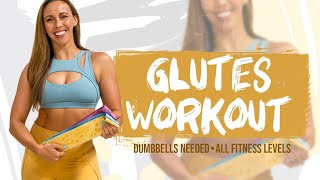 AtHome Glutes Builder Workout  Stronger  Day 13 [upl. by Attehcram]