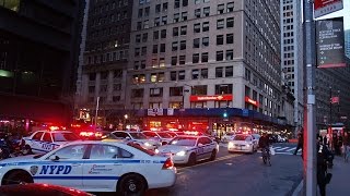 Secret Service and NYPD Unmarked Police Vehicles New York 2016 HD © [upl. by Ralli]