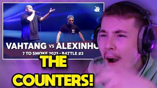 ZHALO Reacts  VAHTANG vs Alexinho  GBB 2023 7 TO SMOKE  Battle 3 [upl. by Kenaz90]