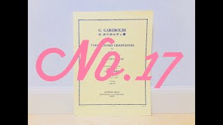 GGariboldi  20 ETUDES CHANTANTES Op88 No17 [upl. by Vere]