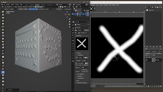 Videoguida  Crea Scalpello per Scultura con Gimp Impostazioni Brush in Blender Tratto Spaziatura [upl. by Cannell]