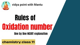 Rules of oxidation number [upl. by Phelia]