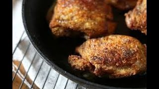 Air fryer Seasoned Breadcrumb Chicken Thighs in a Todd English Air Fryer [upl. by Yud824]