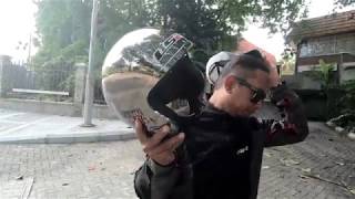 HELMET LS2 SPITFIRE OF599 CHROME REVIEW [upl. by Linea]