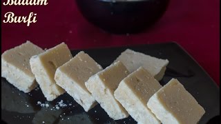 Badam Burfi  Diwali Sweets [upl. by Ahsinrat]