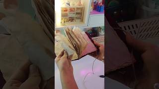 Diy Vintage Diary🍂🦋  Homemade diary shorts diy diary vintage handmade trending viral [upl. by Ttenaj]