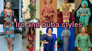 🔥💖 Hottest and stunning Ankara iro and buba styles  lace iro and buba  blouse and wrapper styles [upl. by Turnheim]