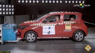 Fiat Mobi obtiene una estrella en crash test de Latin NCAP [upl. by Einon]