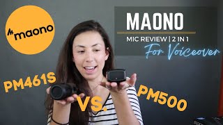 Maono Microphone 2 in 1 In Depth Review AUPM461S and AUPM500 [upl. by Lledo]