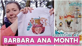 Join me in nature 2  Barbara Ana month  Flosstube 9  Cross stitch [upl. by Lazar703]