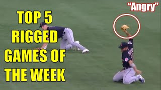 TOP 5 MOST RIGGED SPORTS PLAYS OF THE WEEK [upl. by Letnohs]