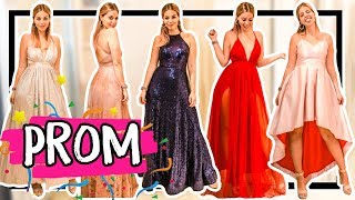 PROBÁNDOME VESTIDOS de FIESTAPROM  SORTEOOO Dolce Placard [upl. by Shaer]