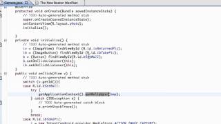 Android Application Development Tutorial  42  Using BitmapFactory and InputStream to set Bitmap [upl. by Halimeda]