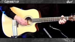 Cort MR710F Acoustic Guitar With Integrated Fishman Amplification [upl. by Rosabelle258]