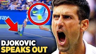 Djokovic Speaks Out on Umpire Mistake at Cincinnati 2024  Tennis News [upl. by Mellins]