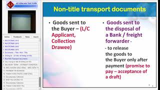 Chuyên đề 5 Incoterms 2010 và các phương thức TTQT Mqh với các phương thức TT  Pavel Andrle [upl. by Clim]